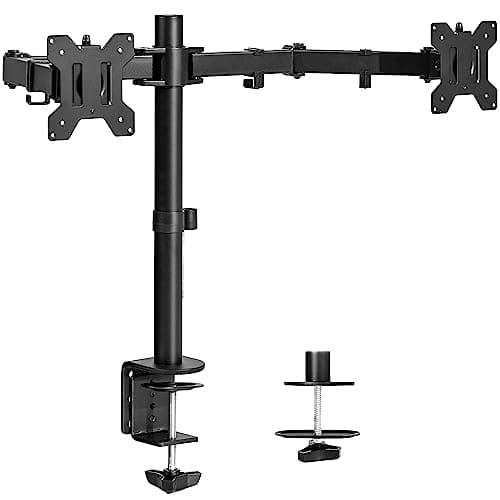 Amazon.com: VIVO Dual Monitor Desk Mount, Heavy Duty Fully ...