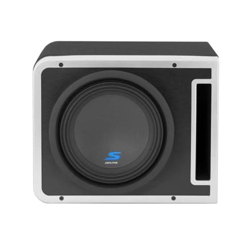 ALPINE SBT-S10V 10" Car/Truck Subwoofer+Ported Sub Enclosure Box+Mono ...