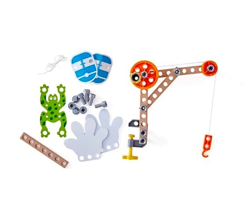 Amazon.com: Hape Junior Inventor Deluxe Experiment Kit | 57 Piece ...