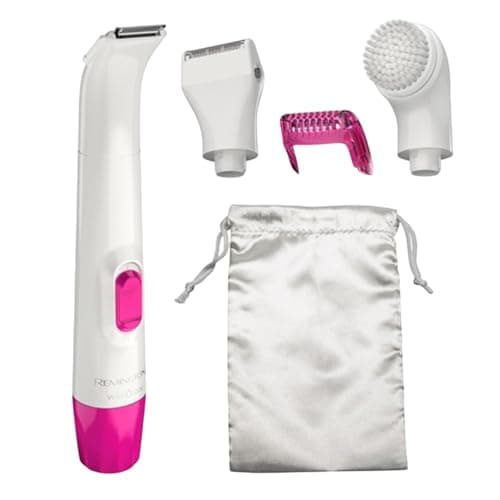 Remington Smooth & Silky Body & Bikini Kit, Personal Trimmer, White ...