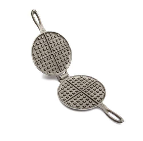 Old Fashioned Waffle Iron - Cast Iron, Rome Industries #1100 ...