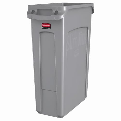 Rubbermaid Commercial Slim Jim Receptacle with Venting Channels