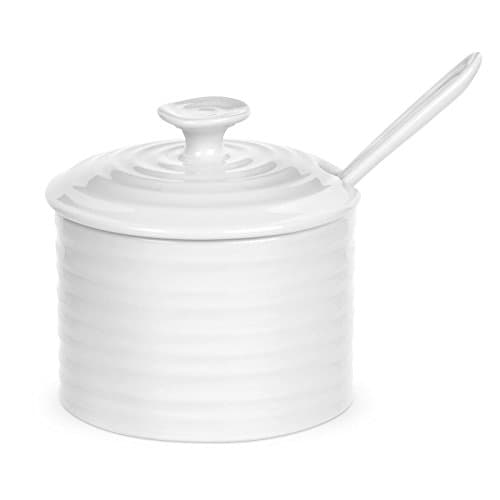 Sophie Conran White Sugar Bowl with Cover by Portmeirion | Linen Chest