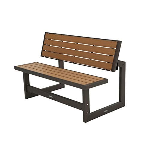 Lifetime Faux Wood Glider Bench 60055