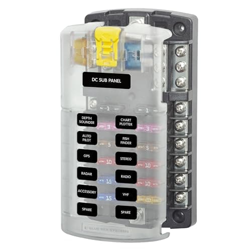 Blue Sea Systems ST Blade Fuse Block 12 Circuit