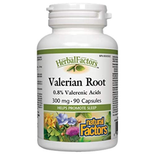 Natural Factors Valerian Root Extract 300mg Capsules, 90-Count