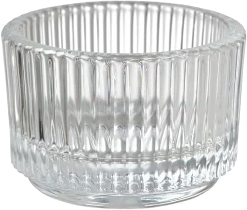 GLASIG tealight holder, clear glass, 5x5 cm - IKEA