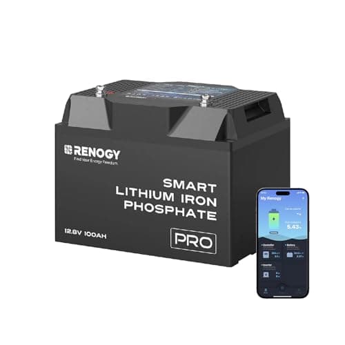 Renogy 12V 100Ah Smart LiFePO4 Battery