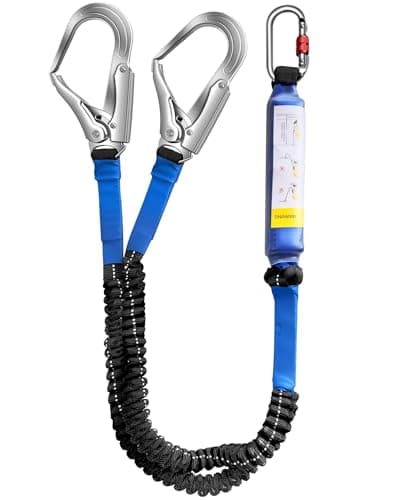 Falltech 8364 Fixed Shock Absorbing Lanyard, ViewPack