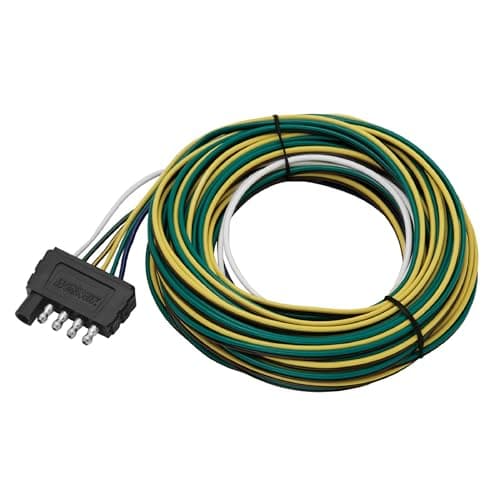 Wesbar | 002402 | Wiring Connector, 4-Way Flat Trailer End, 18 Inch ...