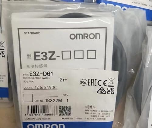 Capteur photoélectrique à réflexion diffuse Omron E3Z-D62