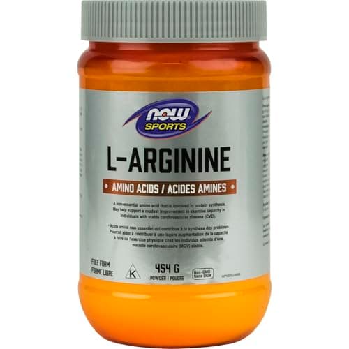 Now Sports Nutrition, L Arginine Powder Nitric Oxide Precursor Amino ...