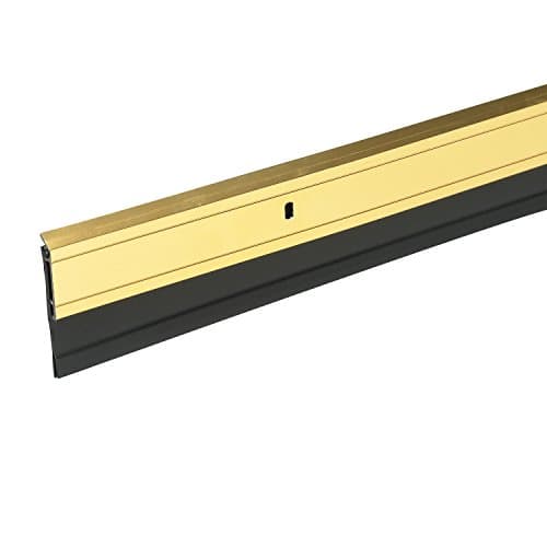 Frost King 2 in. x 36 in. Heavy-Duty Aluminum/Brush White Door Sweep ...