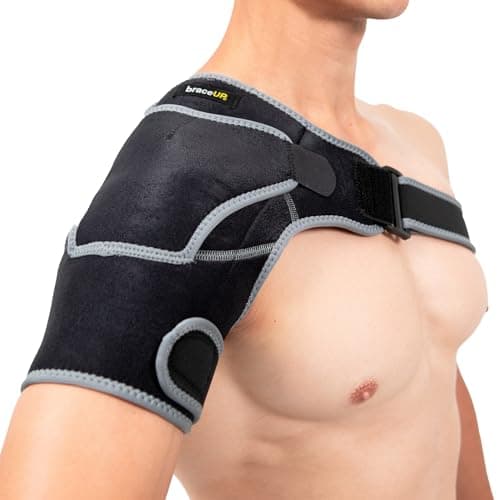 BraceUP Medical Padded Arm Sling for Shoulder Injury, Large Size with ...