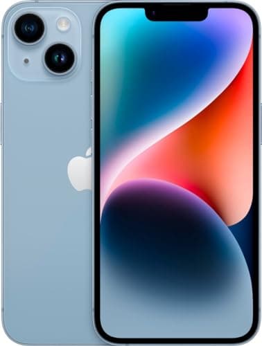 Apple iPhone 14 Blue 128GB (Renewed)
