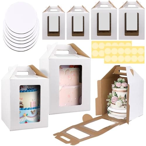 W Packaging Tall Cake Box Kraft with Window 3D Model $19 - .3ds .blend ...