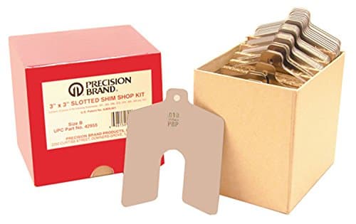 Precision Brand Slotted Shim Assortment