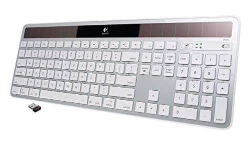 Logitech K750 Solar Wireless Keyboard with Power Monitor App