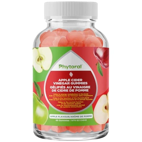 Vitafusion ACV Gummies, 500mg Apple Cider Vinegar, B Vitamins, 60ct (30 ...