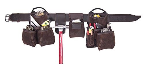 Kuny s AP-719 Heavy Duty 5-Pocket Leather Nail & Tool Pouch