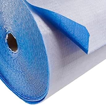 Floor Protection Film, 24 inch x 200' roll, Made in USA, Blue Self ...