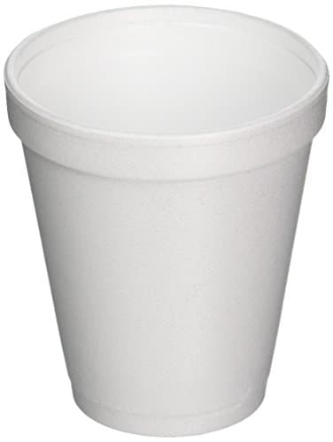 Dart 8J8 Insulated Styrofoam Disposable Cups with 8FTL Lids, 8 oz, Pack ...