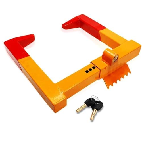 Zone Tech Car Auto Security Tire Lock Clamp Boot Tire Claw - Heavy Duty ...