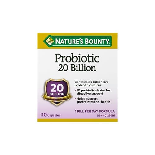 NATURE’S BOUNTY PROBIOTIC GX 20 BILLONES 25 CAPS – Vitasalud