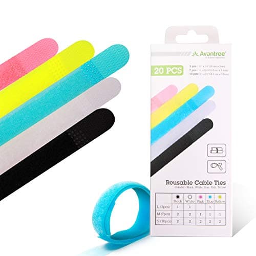 Amazon.com: Avantree Pack of 20 Reusable Cord Organizer Keeper ...