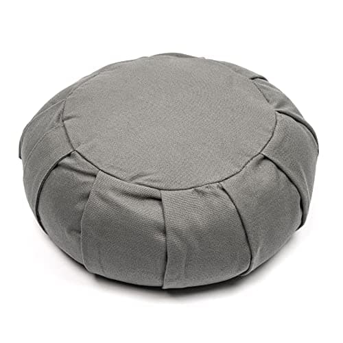 Linen Round Meditation Cushion - TERRA Greenhouses