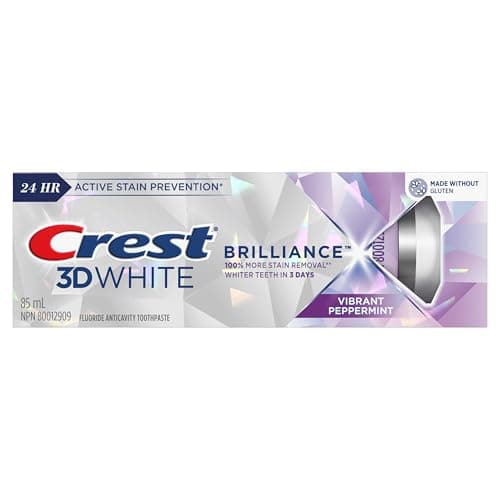 Crest 3D White Brilliance Pro Enamel Protect Teeth Whitening Toothpaste ...
