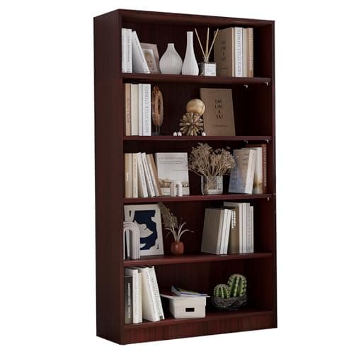 Farini 60 Inch Tall Bookcase,5 Shelf …