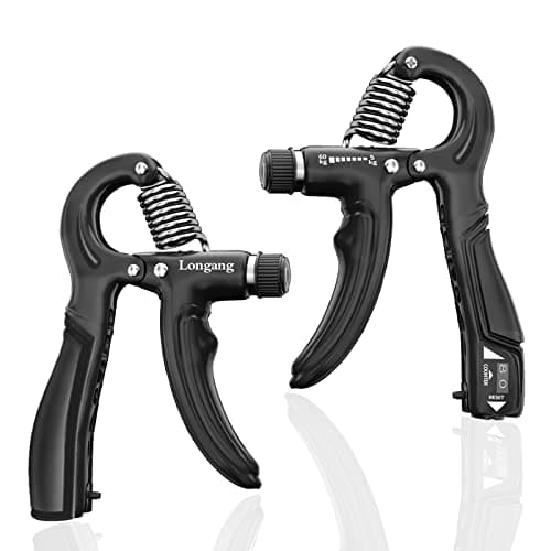 Longang Hand Grip Strengthener with Adjustable Resistance, Blue - (11 ...