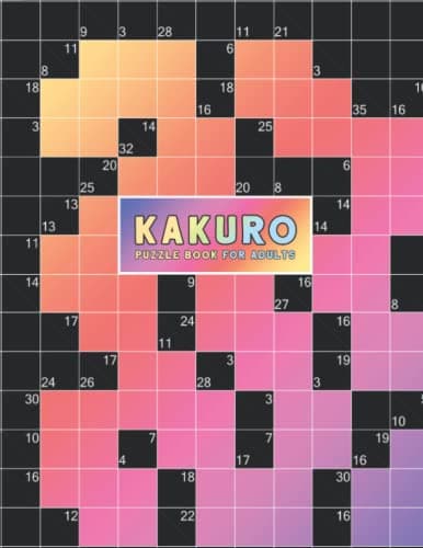 Medium Hex Kakuro: 250 Cross Sums Math Logic Puzzles For Adults ...