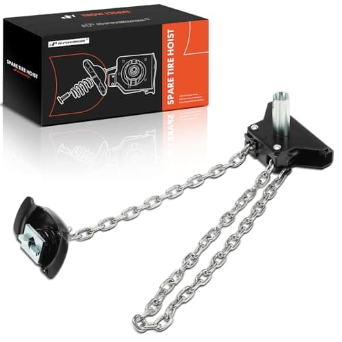 Aluminum Trailer Spare Tire Carrier Kit Up and Away fits 5 L