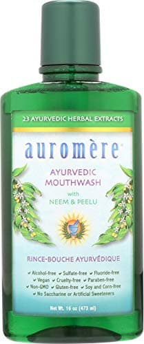 Amazon.com: Auromere Ayurvedic Mouthwash - Vegan, Fluoride Free ...
