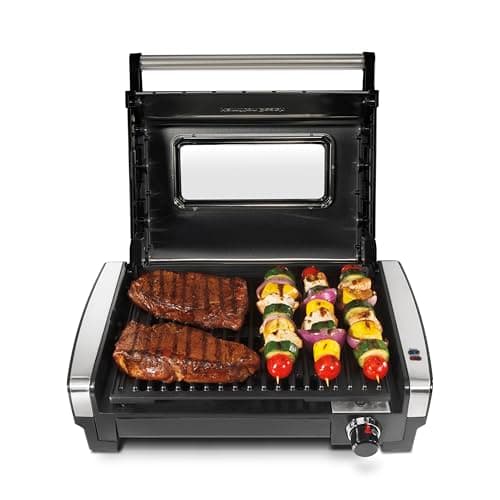 Hamilton Beach (25360) Electric Smokeless Indoor Grill & Searing Grill ...