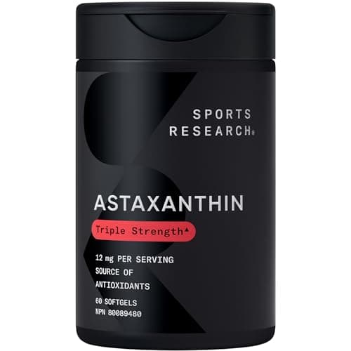 Amazon.com: Sports Research Triple Strength Astaxanthin Supplement from ...