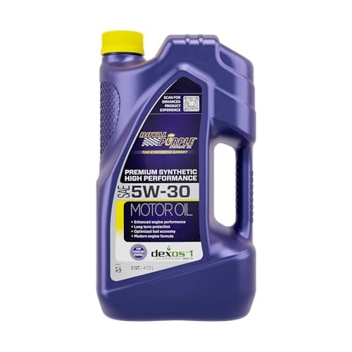 Royal Purple High Performance Synthetic Motor Oil 5W-20 1 Quart for ...