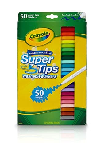 Crayola SuperTips Washable Markers 50-Count