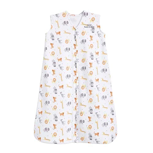 HALO SleepSack Cotton Wearable Blanket Safari