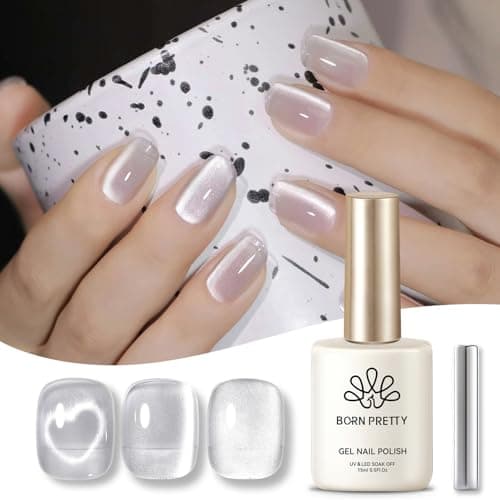 BORN PRETTY Mirror Effect Metallic Nail Polish Purple Rose Gold Silver ...