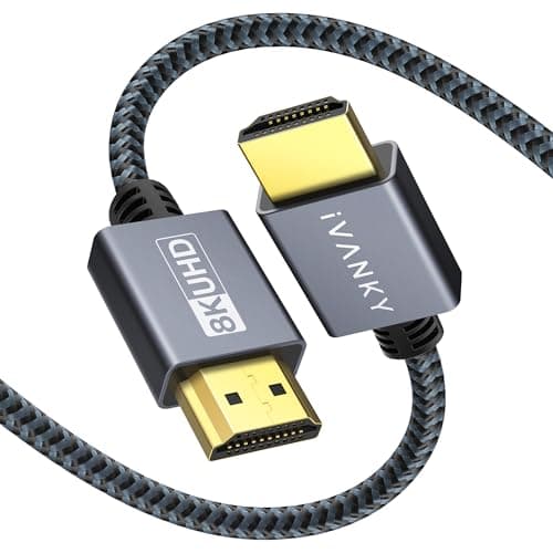 Amazon.com: IVANKY 8K HDMI Cable 15 ft, 48Gbps HDMI 2.1 Cable, [8K ...