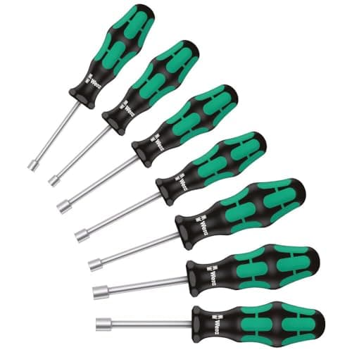 05029510001 Wera 7 Piece 395 HO Kraftform Plus Nutdriver Set