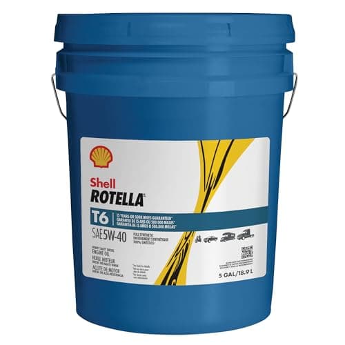 Shell Rotella T6 huile moteur diesel entièrement synthétique