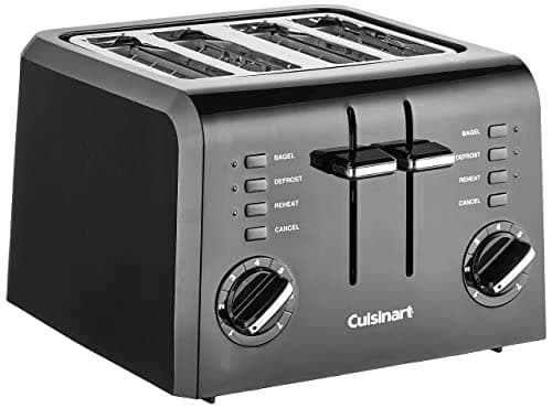Cuisinart Touch to Toast 4-Slice Stainless Steel Wide Slot Toaster with ...