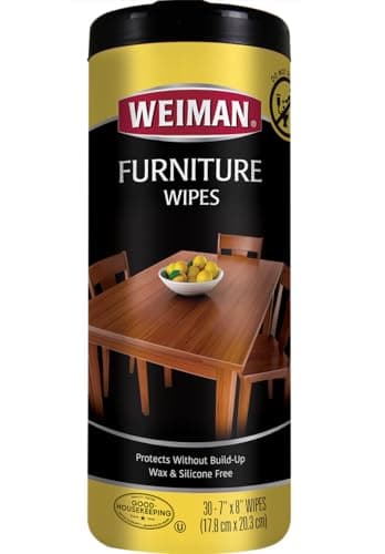 Weiman Wood Cleaner and Polish Wipes - 30 Count (2 Pack) - Walmart.com