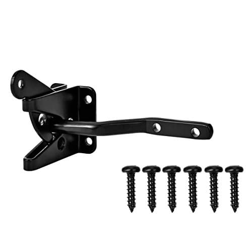 Everbilt Black Heavy Duty Gate Latch 80342 - The Home Depot