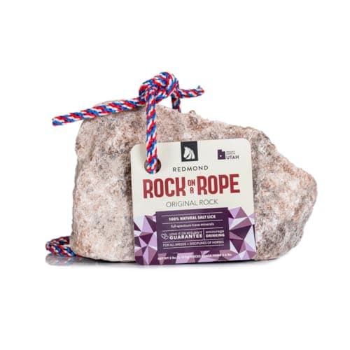 Redmond Rock Unrefined Natural Mineral Salt Block