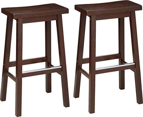 Walnut & Mist Gray Fabric Swivel Counter Stool | Sede | Article